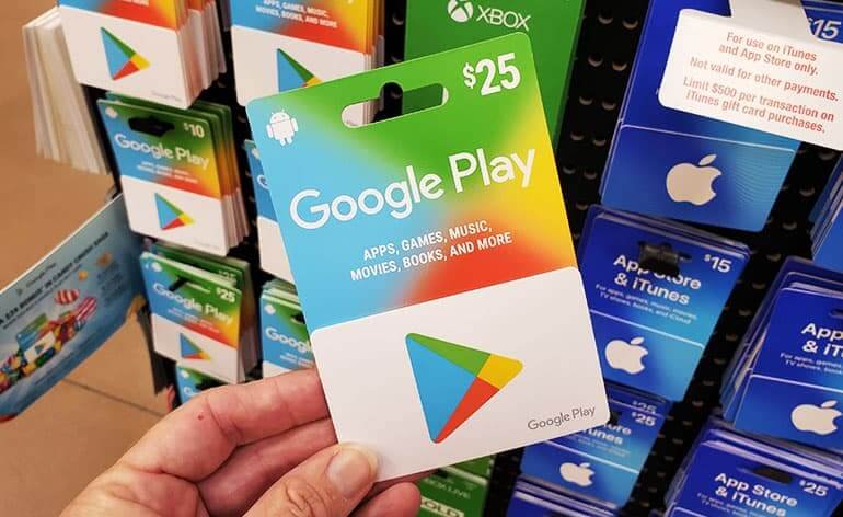 Google Play Gift Card Digital Delivery