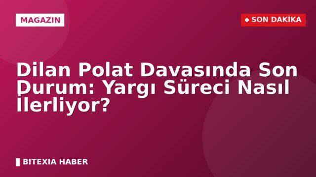 Dilan Polat Davasında Son Durum: Yargı Süreci Nasıl İlerliyor?